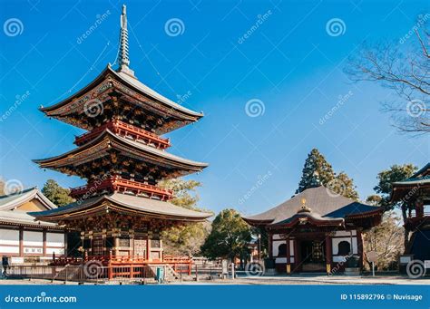 Pagoda of Narita San Shinsho Ji Temple, Narita, Chiba, Japan Editorial ...