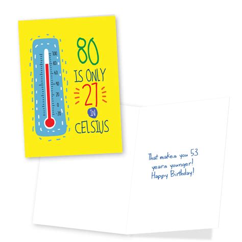 Celsius Major Milestones: Funny Milestone Birthday Variety Pack of 3 Cards