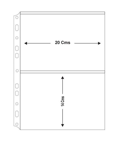 2 COMPARTMENT NOTE SHEETS (Pack of 5 Sheets)