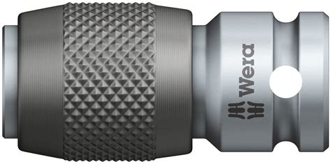 Wera 1/4" x 1/4" Square Drive Bit Tool, Quick-Release Chuck Adapter, 1 ...