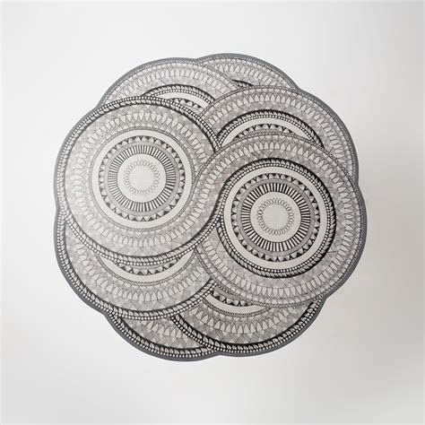 Enhance Your Space with a Mandala End Table | Artychoke