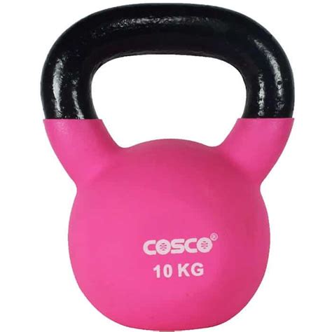 Cosco Vinyl Dumbbell Kettlebell (2/4/6/8/10/12 kgs) – Sportswing.in