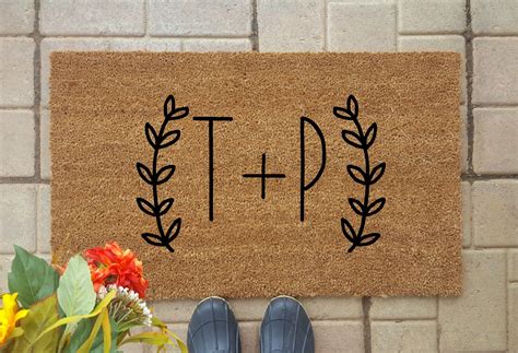 personalized outdoor mats