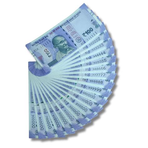 Rs 100 Fancy Number Notes Lot – 19 Pieces | Rare Indian Currency for ...