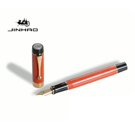 Jinhao Century 100 Fountain Pen Orange - Fine – The Pen World