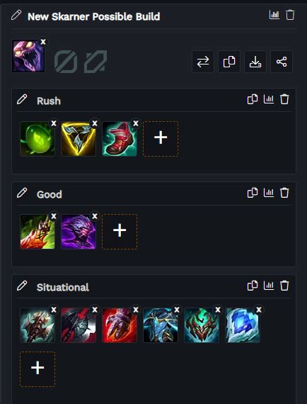 Image result for Skarner Build