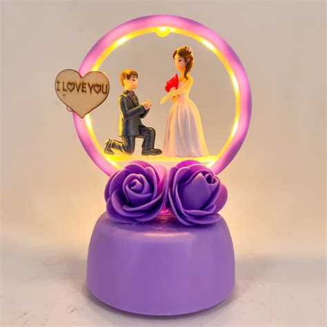 Buy ELEGANT LIFESTYLE Love Couple Statue with Light for Home Decor I ...