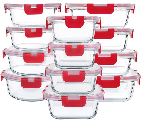 Vremi 18 Piece Glass Food Storage Containers at Grant Schaefer blog