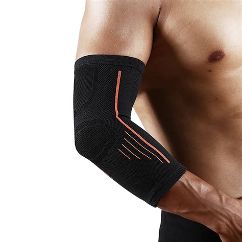Elbow Brace Compression Sleeve Elastic Support for Tendonitis Pain ...