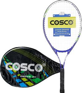 COSCO Drive-26 Lawn Tennis Racket (26 Inch) (10 to 12 Years) ¾ Cover ...
