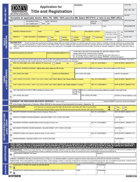 Oregon Bills of Sale: Templates, Forms, Facts & Requirements for ...