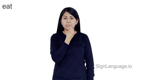eat in ASL - Example # 3 - American Sign Language