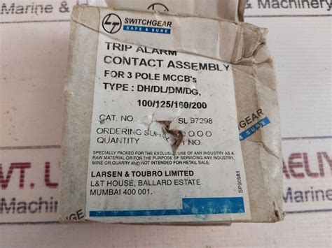 Larsen & Toubro Sl 97298 Switchgear Trip Alarm Contact Assembly ...