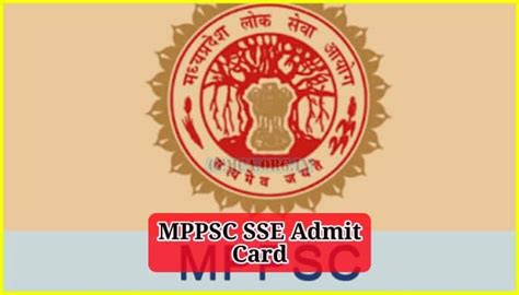 Image result for MPPSC Admit Card PDF