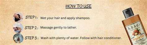 Buy Khadi Natural Herbal Argan Oil Shampoo For Hair Growth | Enriched ...