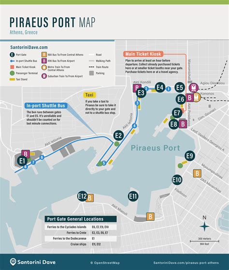 Piraeus Ferry Port - Terminal, Map, Routes, Hotels