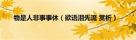 Lirik Lagu Mandarin 物是人非 (wu shi ren fei) Penyanyi: Jackie Chan (Hanzi ...