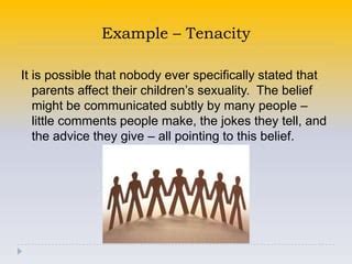 Image result for Tenacity Examples