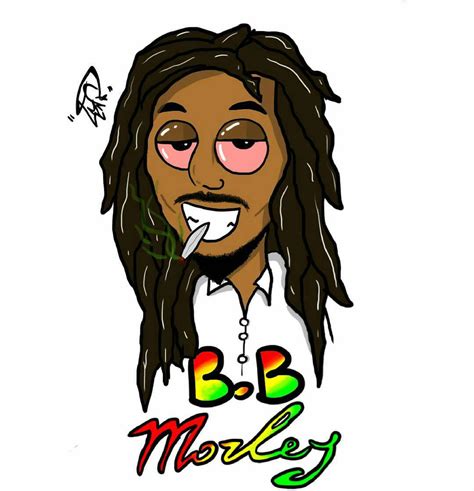 Bob Marley Cartoon Drawing | Free download on ClipArtMag