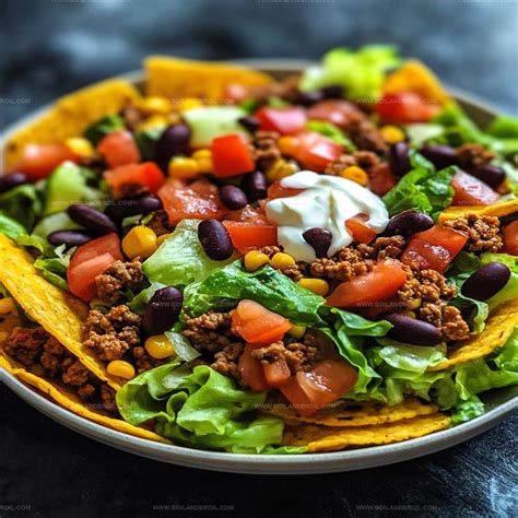 The Zesty Easy Taco Salad Recipe Everyone Craves - Boil And Broil