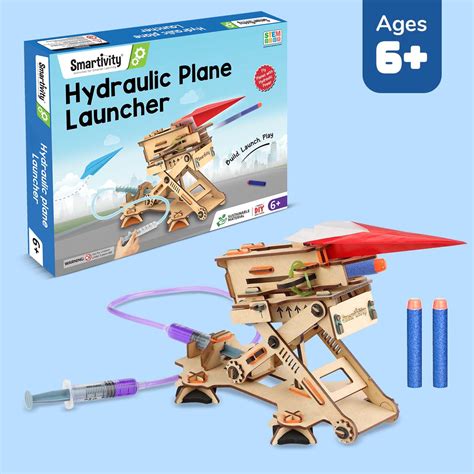 Hydraulic Plane Launcher | 6-10 years | DIY STEM Construc...