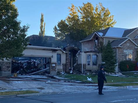 VIDEO: Flames, smoke from large house fire seen across Salt Lake Valley