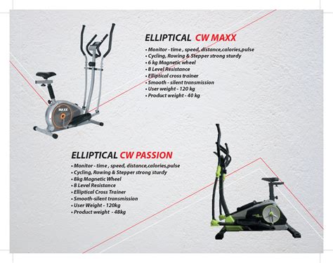 ELLIPTICAL CW MAXX & ELLIPTICAL CW PASSION