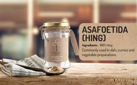 Conscious Food Asafoetida, 10 gm | 100% Pure Hing | Non Compounded ...