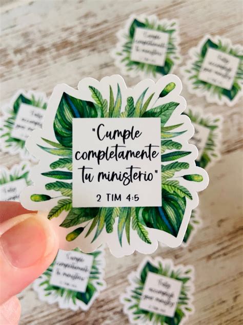 JW Fully Accomplish Your Ministry Stickers / 2 Tim 4:5 Stickers ...