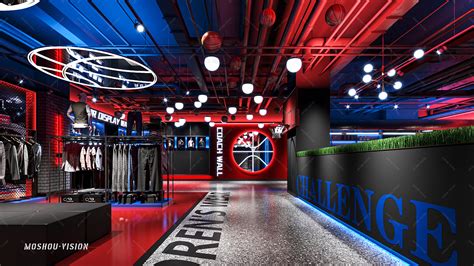 NUCLEAR篮球俱乐部|空间|商业空间设计|魔手表现工作室_原创作品-站酷ZCOOL