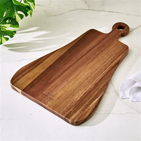 Buy Chefs Pride Marion Acacia Wood Chopping Board with Handle from Home ...