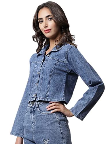 Buy River of Design Best Blue Full Sleeve Denim Jacket(Size:S) at Amazon.in