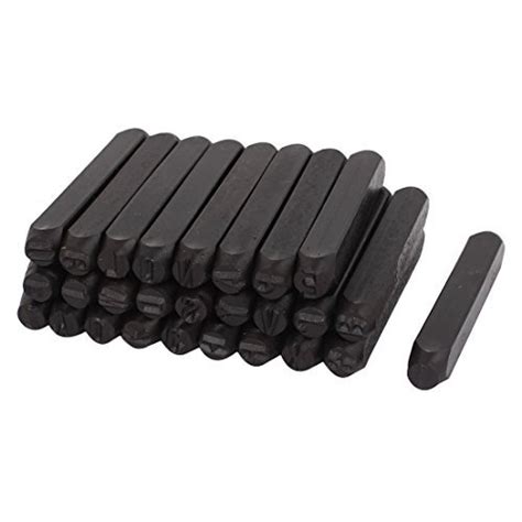 6mm English Letters A-Z Alphabet Steel Punch Stamps Die Set 27 in 1 ...