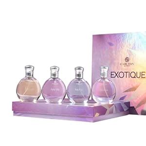 Buy Carlton London Exotique Gift set of 4 premium fragrance for women ...