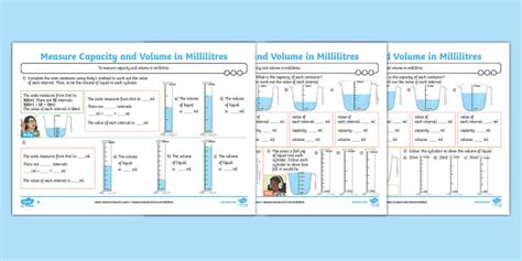 👉 Measure Capacity and Volume in Millilitres Differentiated Maths ...