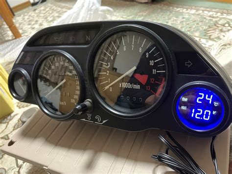 あなたのバイクの水温計を『一体型デジタル水温&電圧計』に変えさせえて頂きます☆NSR CBR RVF TZR FZR RZR etc ...