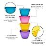 Buy Tupperware Plastic Bowled Over Set, 430Ml, 4 Pieces, Yellow And ...