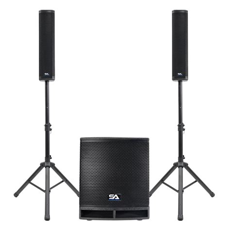 Buy Seismic Audio - Apex-12D - Column Line Array Speaker System - 1600 ...