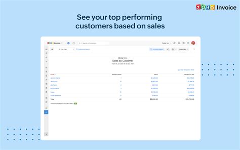 Zoho Analytics Invoice 的图像结果