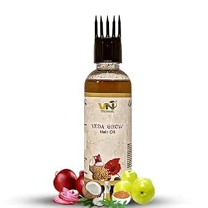 Buy Vivid Naturally Handmade Veda Grow Hair Oil For Men & Women ...
