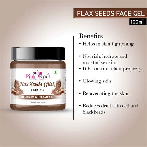 Buy PINK ROOT FLAX SEEDS FACE GEL 100ML Online & Get Upto 60% OFF at ...