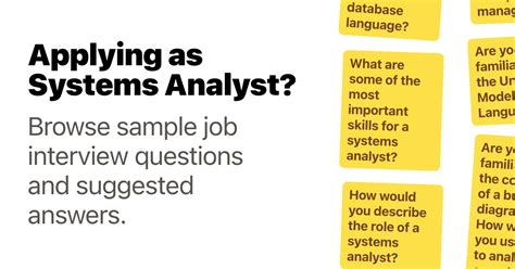 Image result for Systems Analyst Interview Questions
