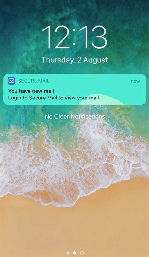 Image result for Mail Push Notifications iPhone
