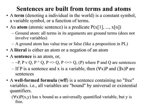 Basic Knowledge Representation in First Order Logic.ppt