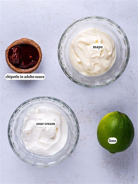 Amazingly Easy Chipotle Lime Sauce - 4 ingredients