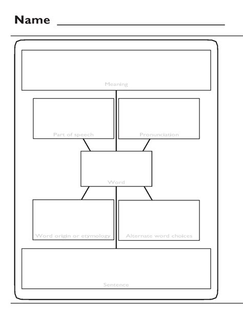 40 Best Frayer Model Templates (Word & PDF) ᐅ TemplateLab
