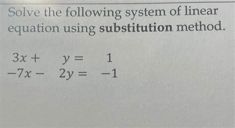 Image result for Solve a Linear Equation Using Substitution