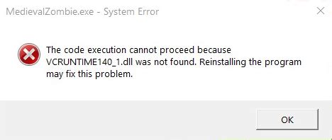 Image result for How to Fix Error Vcruntime140.dll Not Found