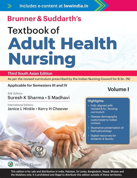 Buy Brunner & Suddarth's Texbook of Adult Health Nursing 3rd SAE 2 Vol ...
