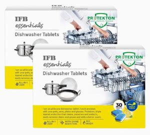 IFB DISHWASHING TABLETS PACK OF 2(60 Tablets) Dishwashing Detergent ...